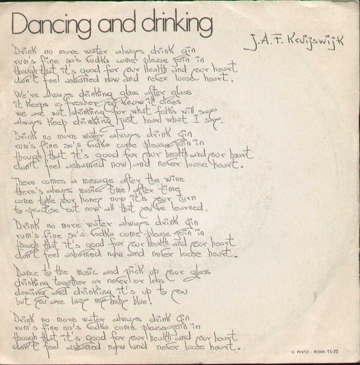 Dancing And Drinking / Rejection