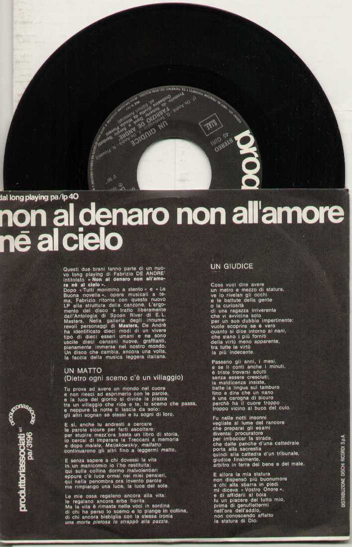 Un Matto / Un Giudice