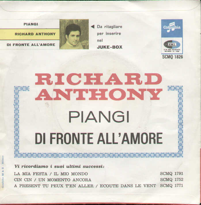 Piangi / Di Fronte All'amore