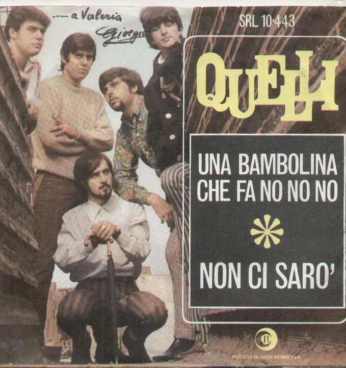 Una Bambolina Che Fà No No No / Non Ci Sarò