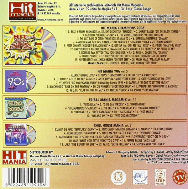 Hit Mania Champions 2008 Boxset