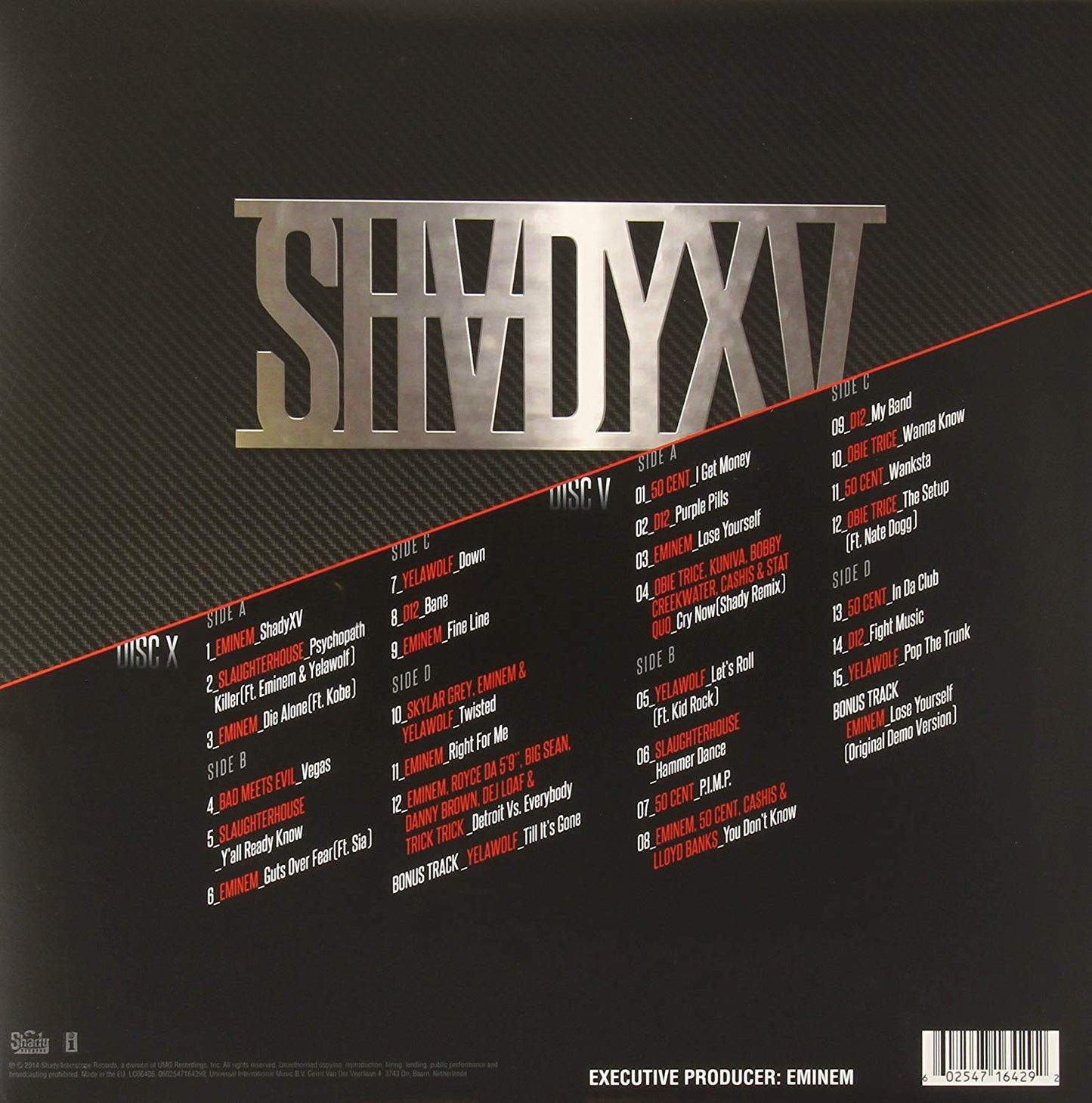 Shady Xv Limited Edition Eminem