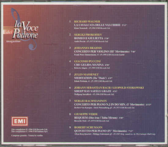 La Voce Del Padrone Sampler Primavera Estate