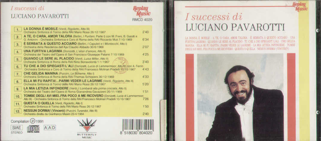 I Successi Di Luciano Pavarotti