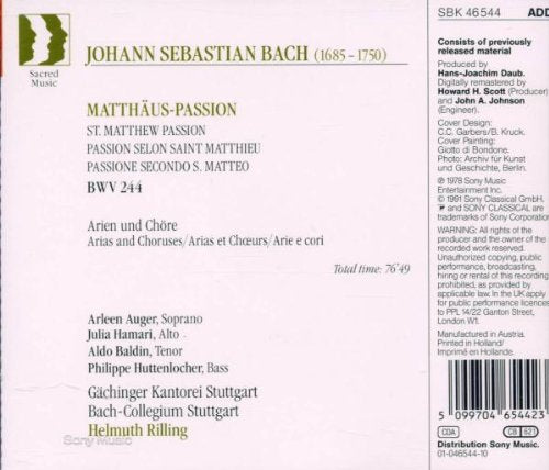 St Matthew Passion Bmw 244