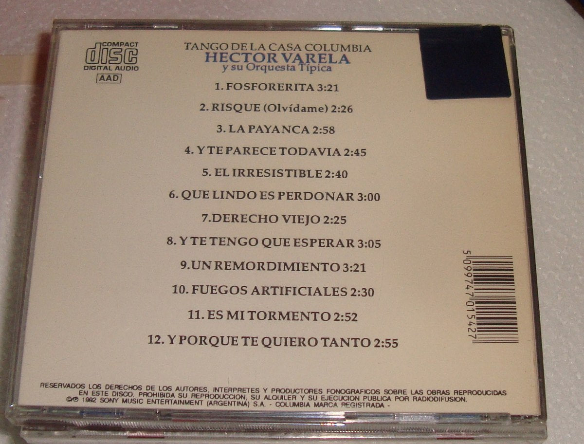 Tango De La Casa Columbia