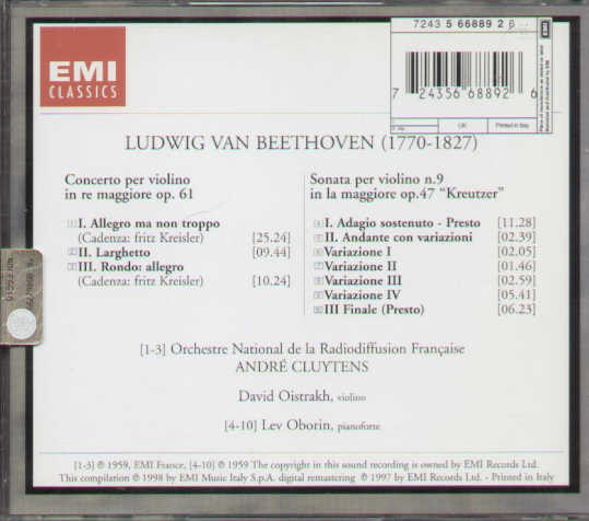 Concerto Per Violino - Sonata N.9