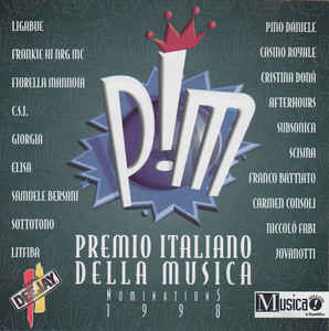 Premio Italiano Della Musica Nominations 1998