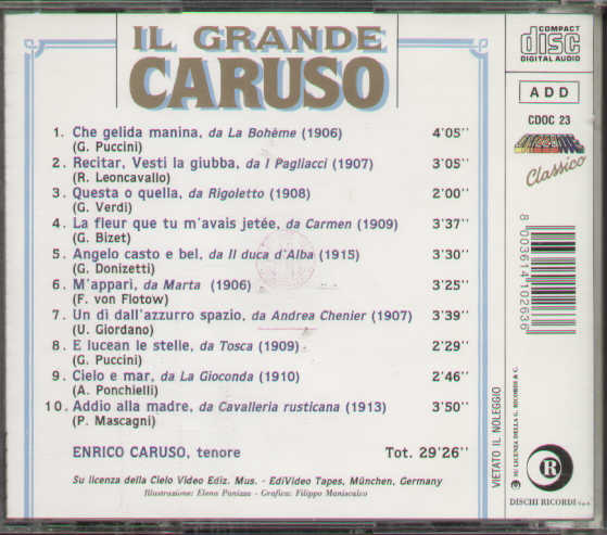 Il Grande Caruso