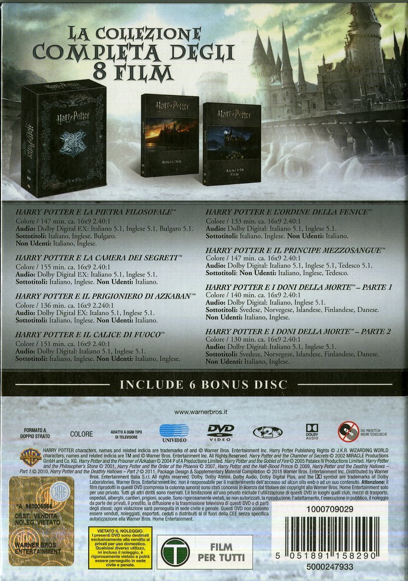 Harry Potter Collection Limited Edition 14Dvd Boxset