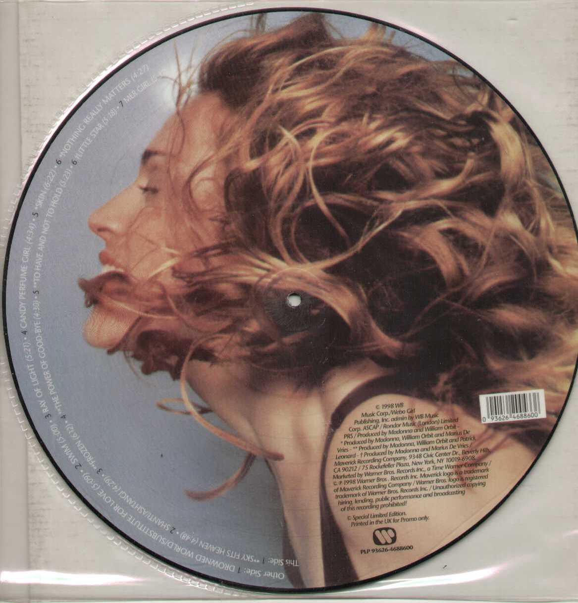 Ray Of Light Limited Edition Picture Disc