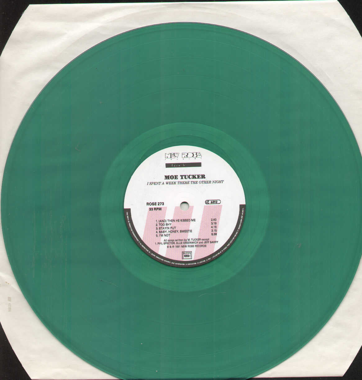 I Spent A Week There The Other Night Green Vinyl