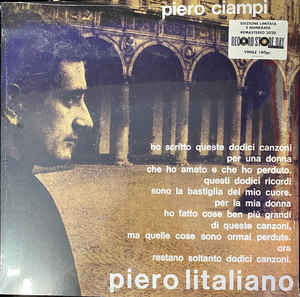Piero Litaliano Rsd Limited Edition