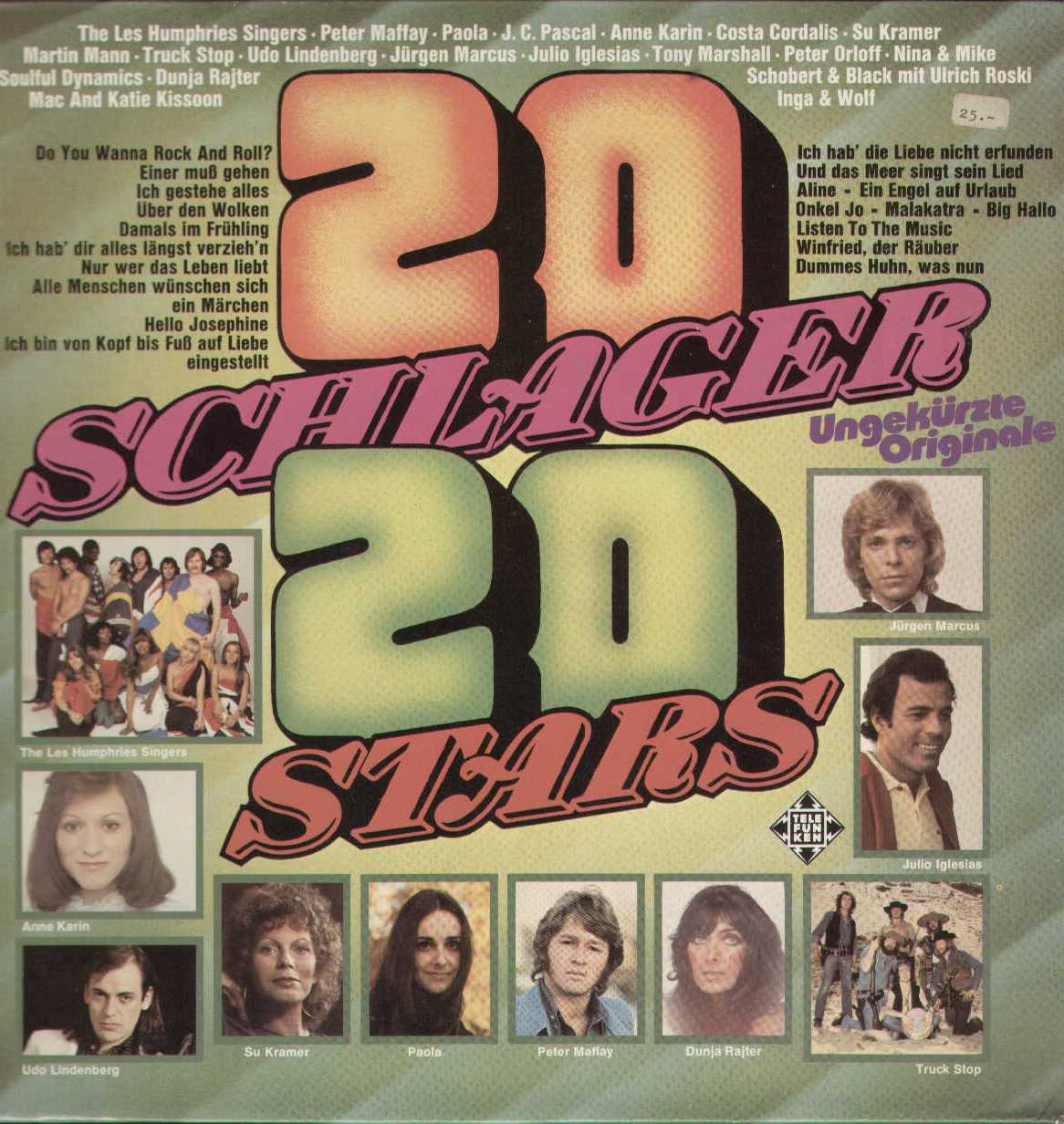 20 Schlager 20 Stars