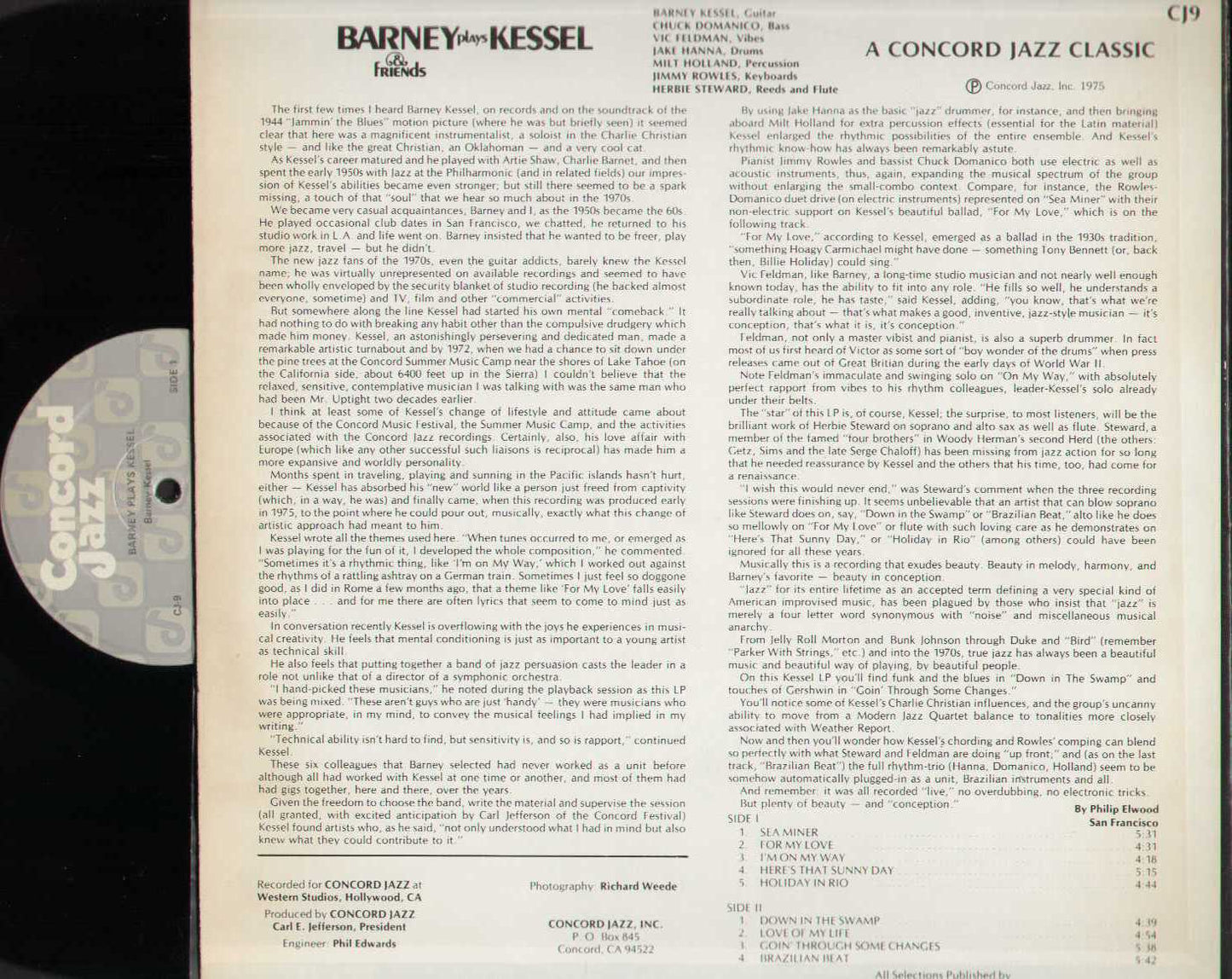 Barney Plays Kessel