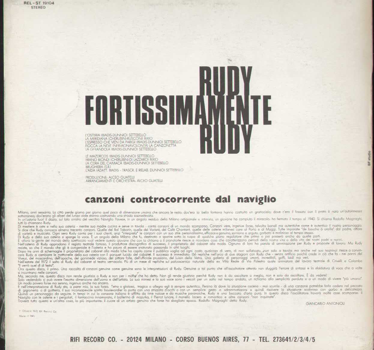 Rudy Fortissimamente Rudy