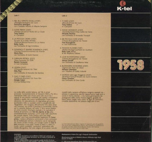 Canzoniere 50 - 1958