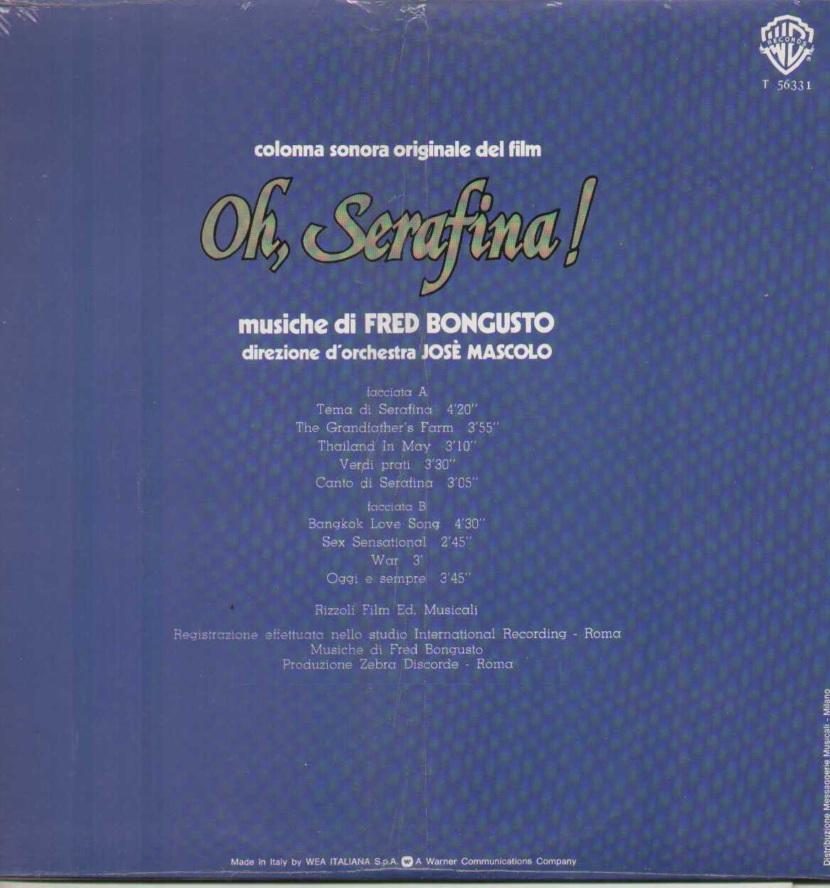 Oh Serafina