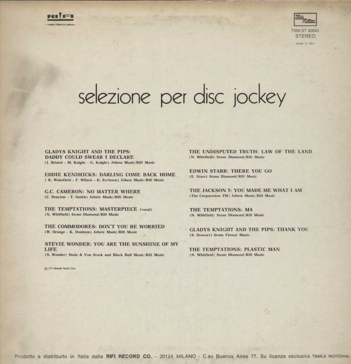 Selezione Per Disc Jockey