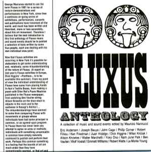 Fluxus Anthology