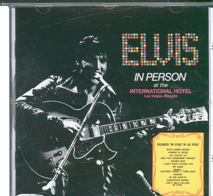 Elvis In Person At The International Hotel Las Vegas Nevada