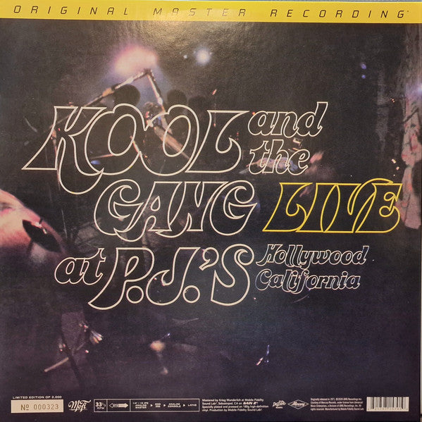 Live At P.J.'S Limited Edition 	Original Master Recording