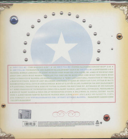 Don't Tell Me Blue Vinyl