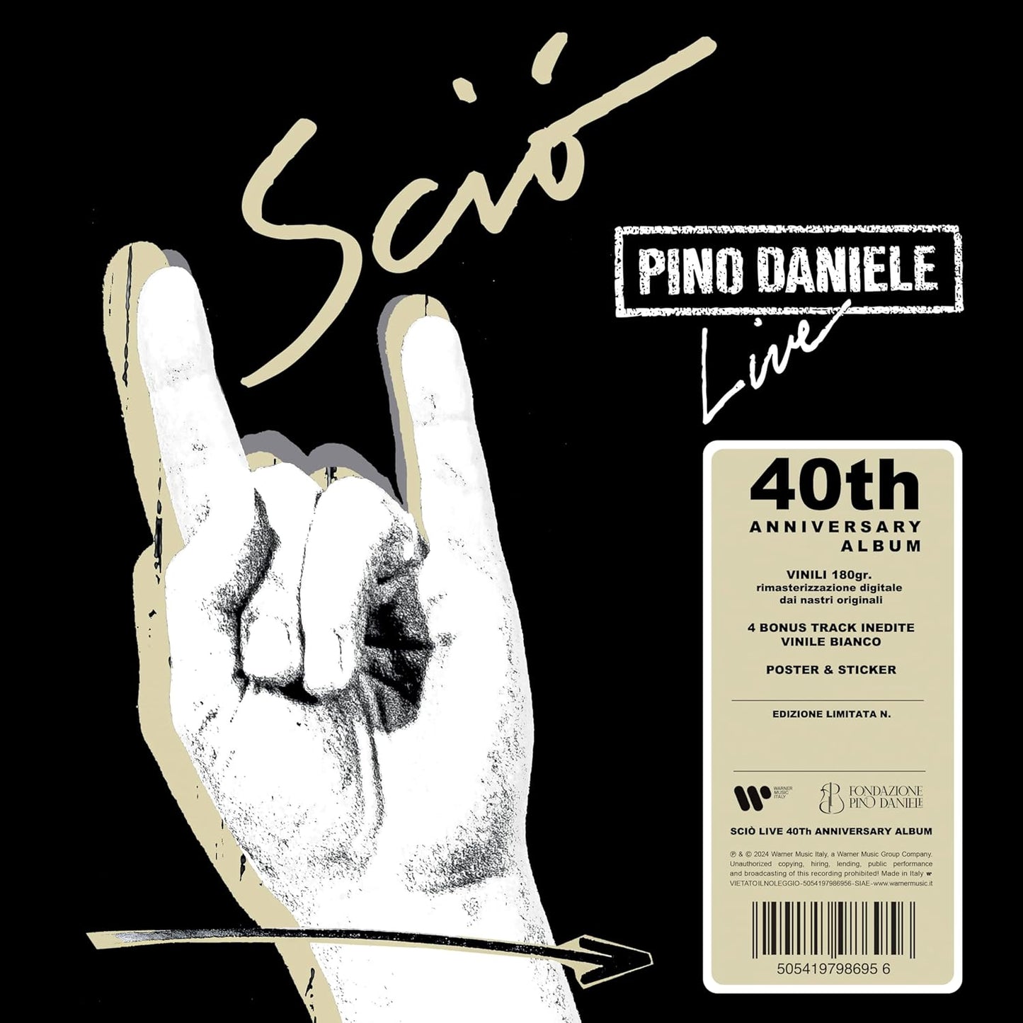 Scio' Live Limited Edition 40th Anniversary
