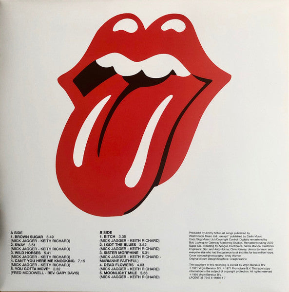 Sticky Fingers  Zipper cover