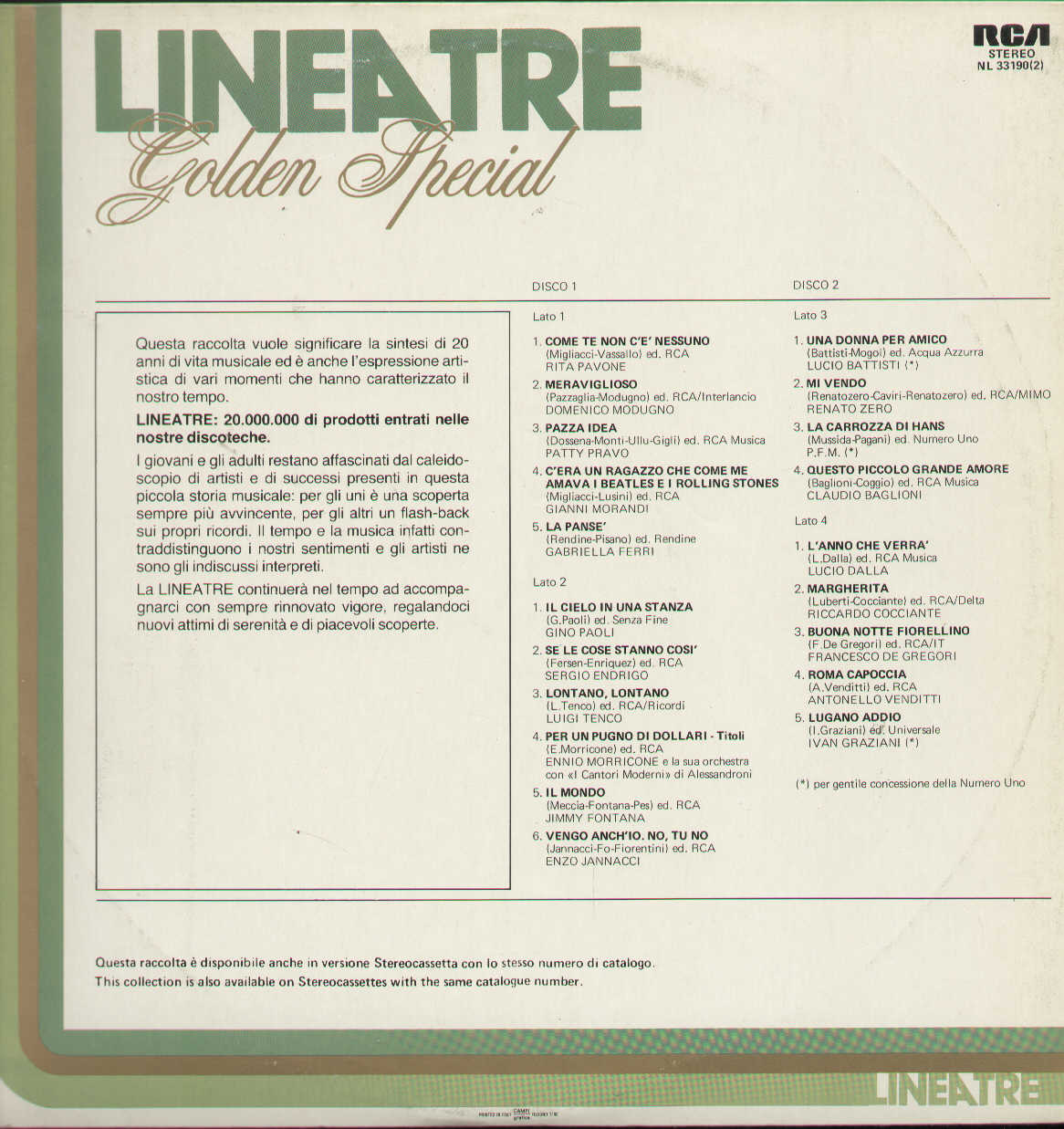 Lineatre Golden Special
