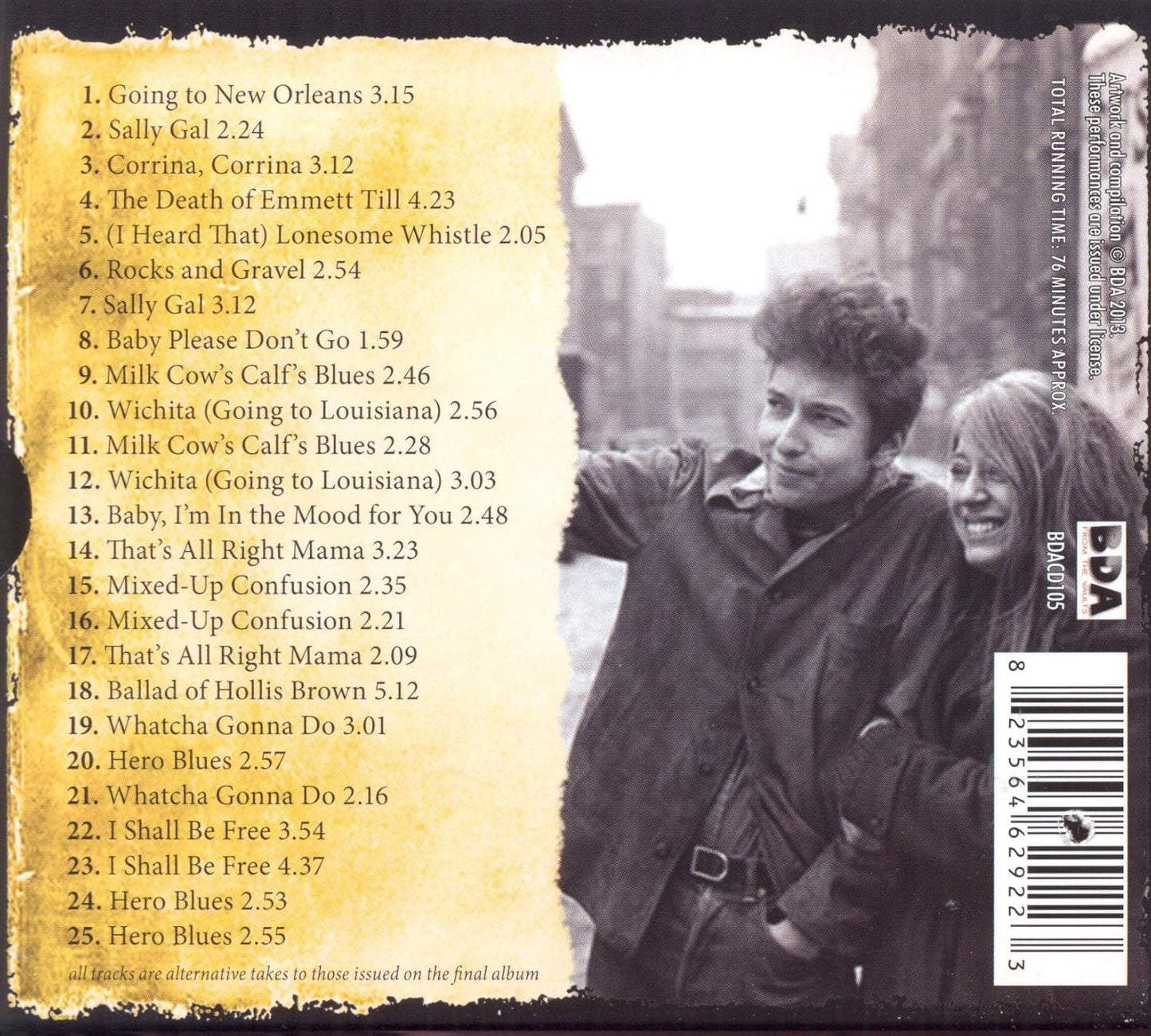 The Freewheelin Outtakes 1962 Sessions