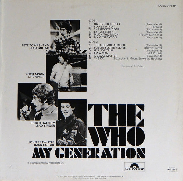 My Generation Limited Edition