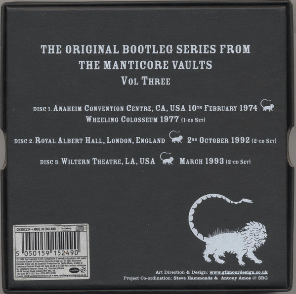 The Original Bootleg Series From The Manticore Vaults Vol. Three