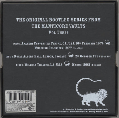 The Original Bootleg Series From The Manticore Vaults Vol. Three