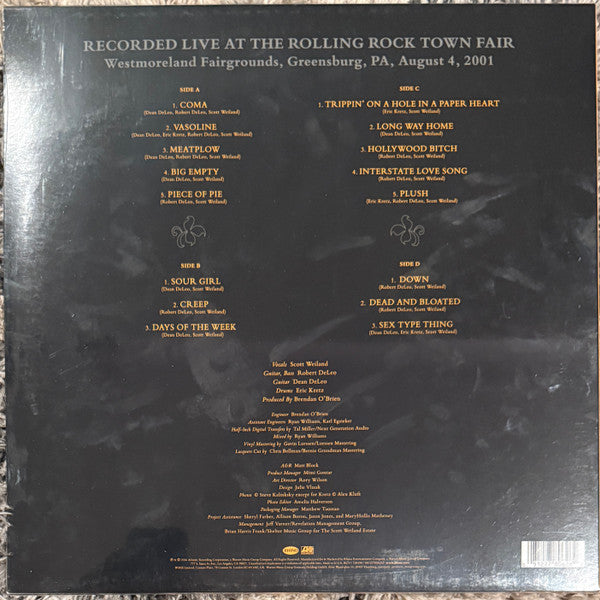 Live At Rolling Rock 2001Limited Edition RSD