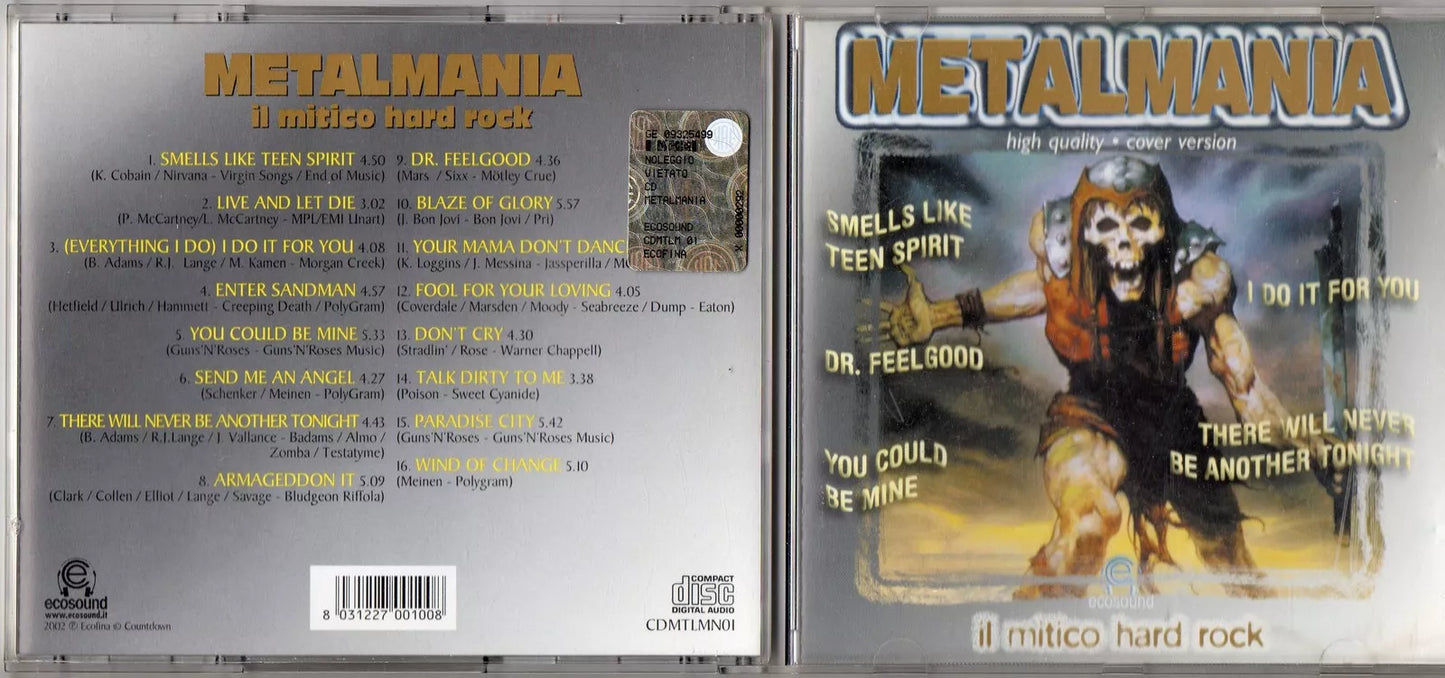 Metalmania Il Mitico Hard Rock