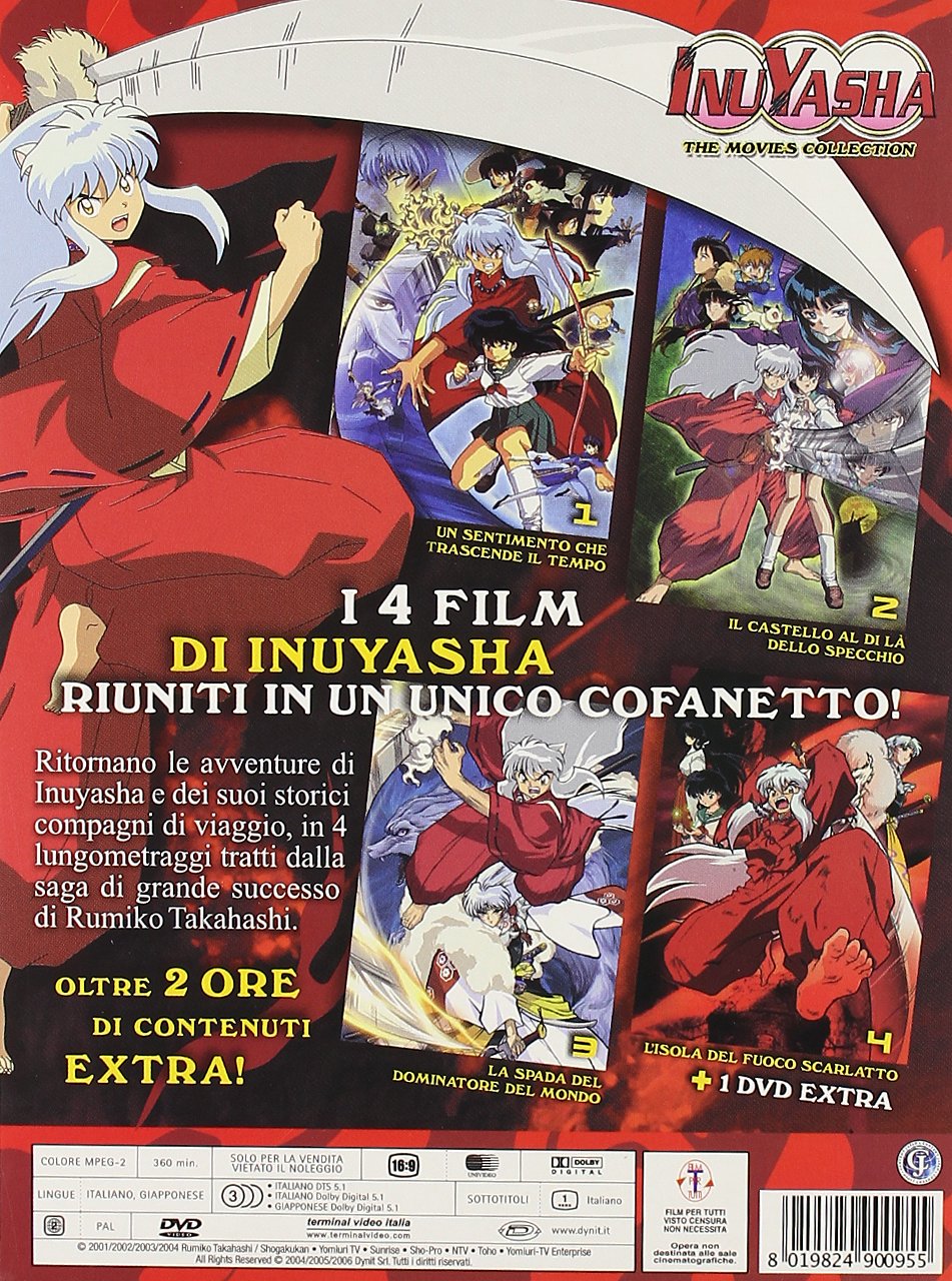 Inuyasha - The Complete Movies Collection 5DVD