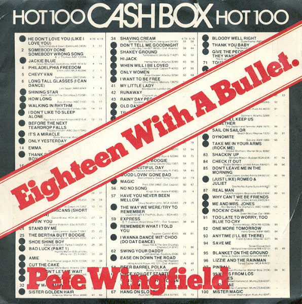 Eighteen With A Bullet / 	Shadow Of A Doubt