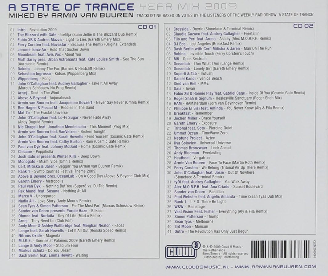 A State Of Trance Year Mix 2009