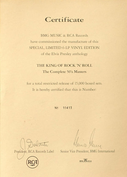 The King Of Rock 'N' Roll The Complete 50's Masters