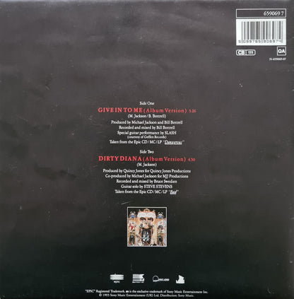 Give In To Me Poster Bag