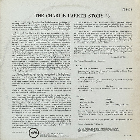 The Charlie Parker Story 3