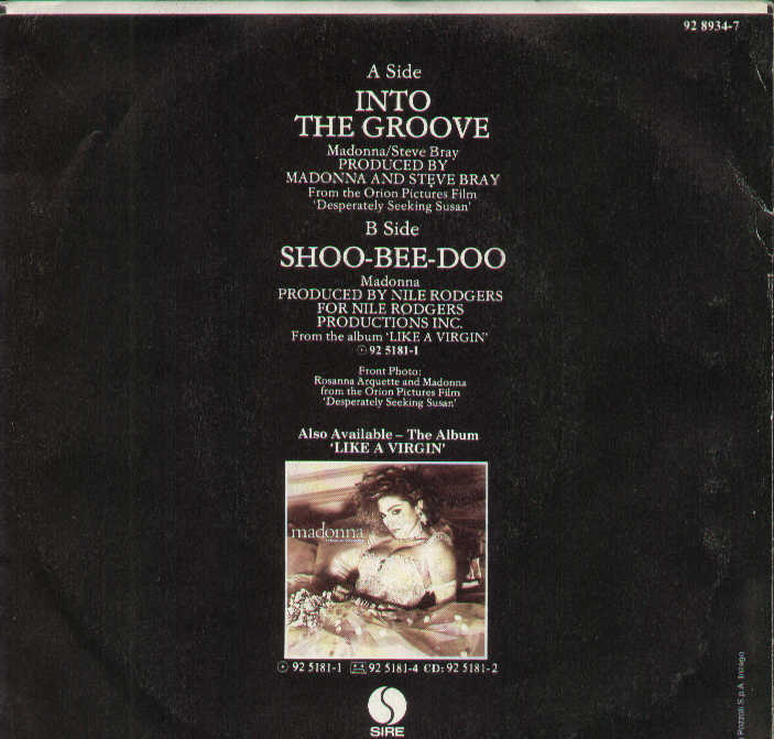 Into The Groove / Shoo-Bee-Doo