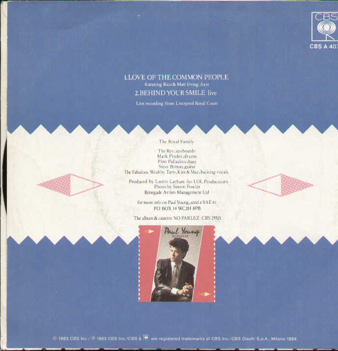 Love Of The Common People / Behind Your Smile
