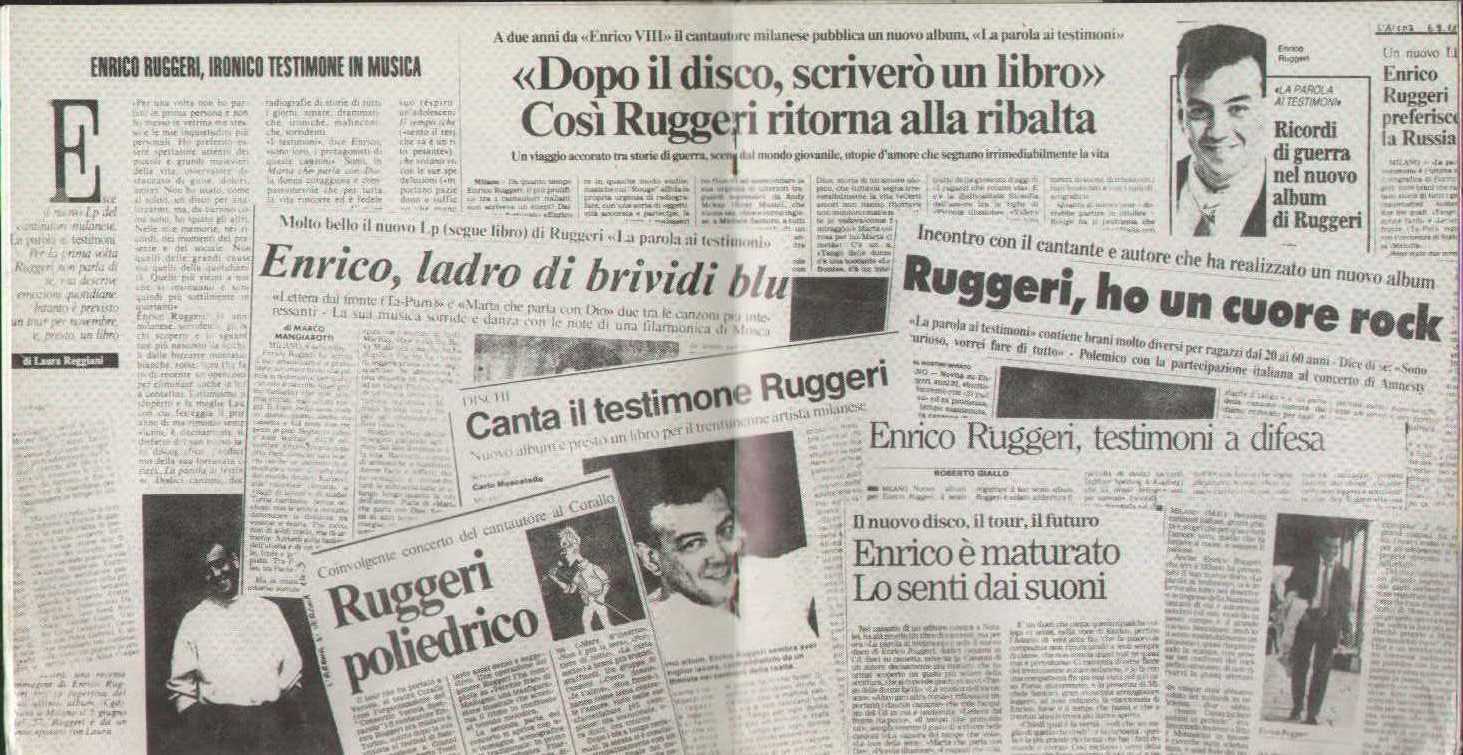 Enrico Ruggeri In Concerto