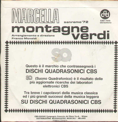 Montagne Verdi / Tu Insieme A Lei