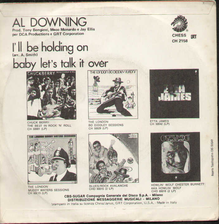 I'll Be Holding On / Babylet's Talk It Over