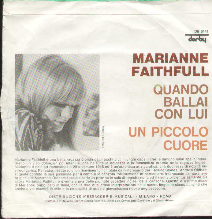 Quando Ballai Con Lui / Un Piccolo Cuore