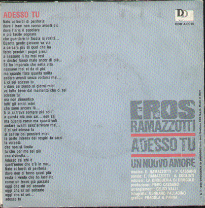Adesso Tu / Un Nuovo Amore