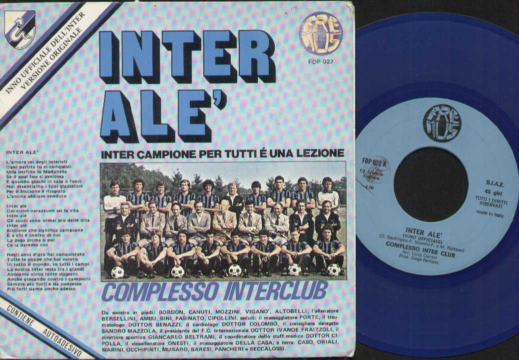 Inter Ale / Caro Sandro Blue Vinyl